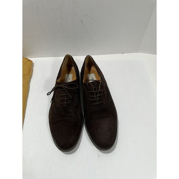 Mezlan Ravenna Brown Suede Oxford Dress Shoes US 10‎ M Made In Spain Luxurious main image 7